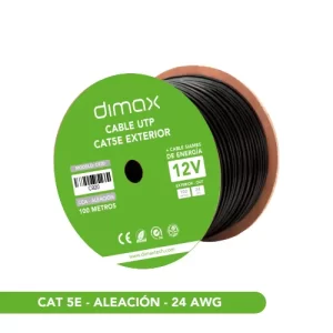 CABLE UTP CAT5E CCA EXT SIAMES*100METROS