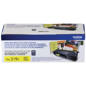 Cartucho de Tóner YELLOW para equipo BROTHER HL - L8350CDW / MFC- L8850CDW. Rendimiento 6000 páginas al 5%