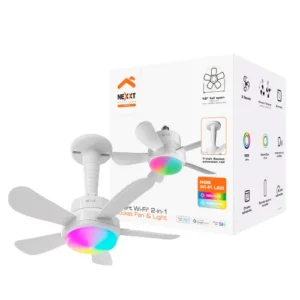 Ventilador y luz con enchufe inteligente Wi-Fi® 2 en 1