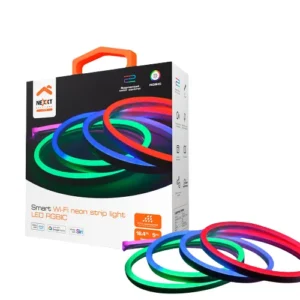 Cinta de luz neón LED RGBIC Wi-Fi® inteligente de 5m