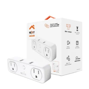 Tomacorriente dual Inteligente con 2 puerto USB A