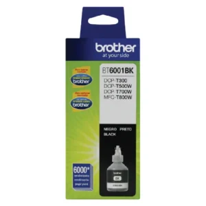 BT6001BK Botella de tinta negro de ultra alto rendimiento de 6,000 páginas (rendimiento al 5% de cobertura)