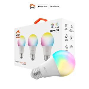 Bombilla LED inteligente Wi-Fi 220V -A19 - NHB-C120 3PK