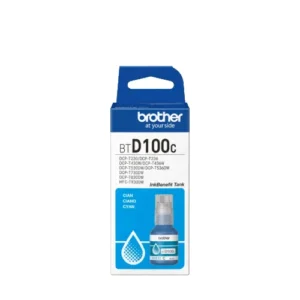 BTD100C Botella de tinta de color cian de ultra alto rendimiento BTD100C de la serie InkBenefit Tank de Brother