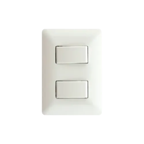 INTERRUPTOR BLANCO DOBLE