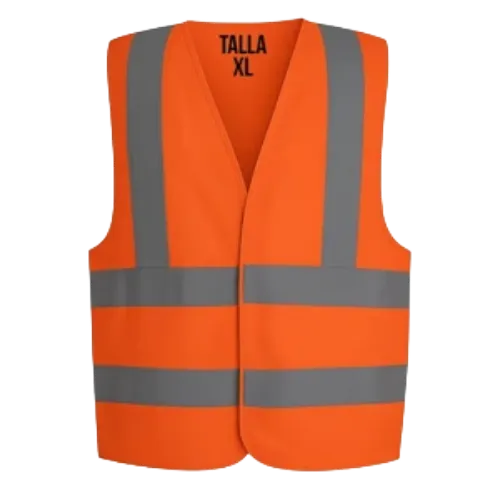 CHALECO REFLECTIVO NARANJA TALLA XL