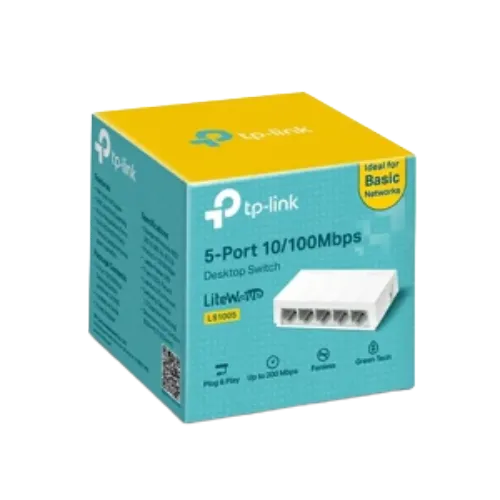 SWITCH LITE WAVE 5 PUERTOS ETHERNET*