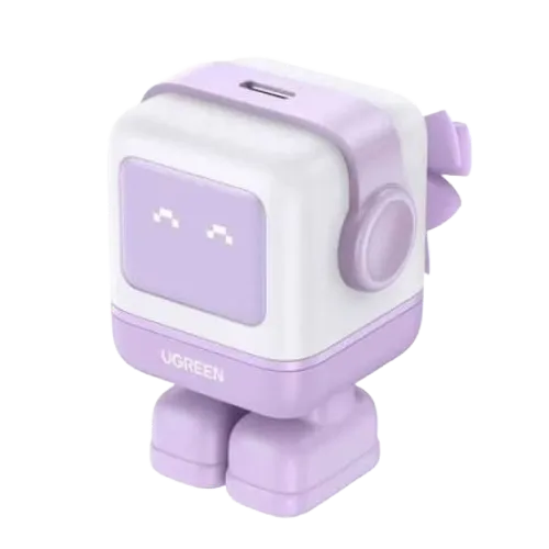 CARGADOR USB-C 30W NEXODE ROBOT GaN PURP
