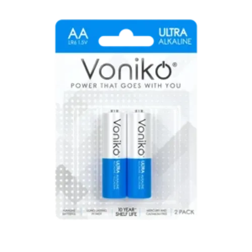 BATERIAS ALCALINAS LR6 AA 2U/PK