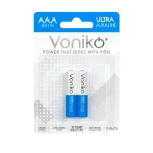 BATERIAS ALCALINAS LR03 AAA 2U/PK
