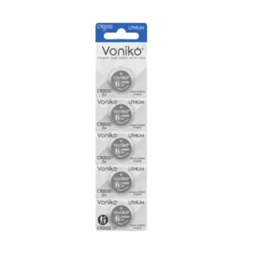 BATERIA DE LITIO TIPO MONEDA CR2032 5U/P