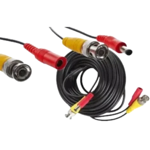 PATCH CORD BNC+DC *22 METROS *NEGRO