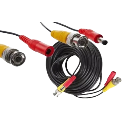PATCH CORD BNC+DC *22 METROS *NEGRO