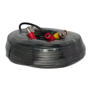 PATCH CORD BNC+DC, DE 30 METROS NEGRO