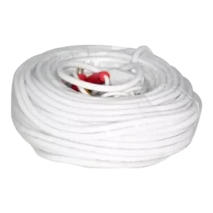 PATCH CORD BNC+DC *22 METROS *BLANCO