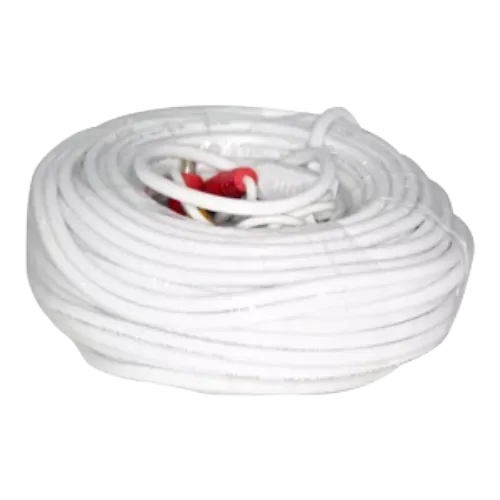 PATCH CORD BNC+DC *22 METROS *BLANCO